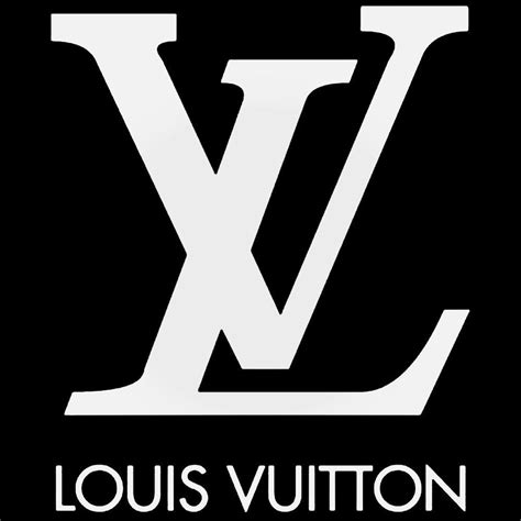 louis vuitton printable logo black